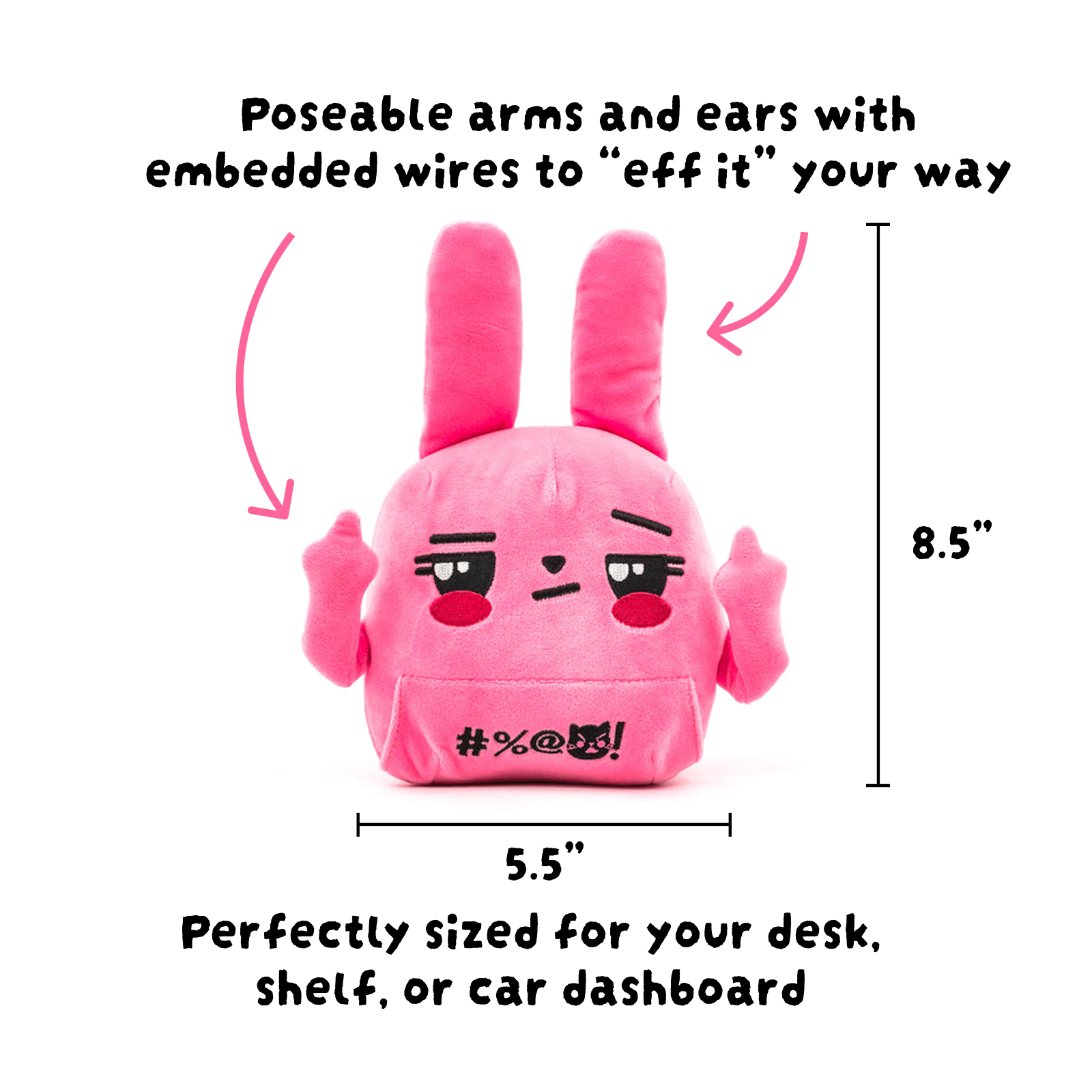 Audra Plush + Enamel Pin