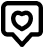 Social media heart icon